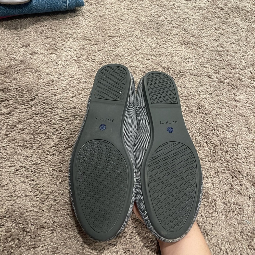 Rothy's // Gray Blue Women's Flats - Picture 7 of 7